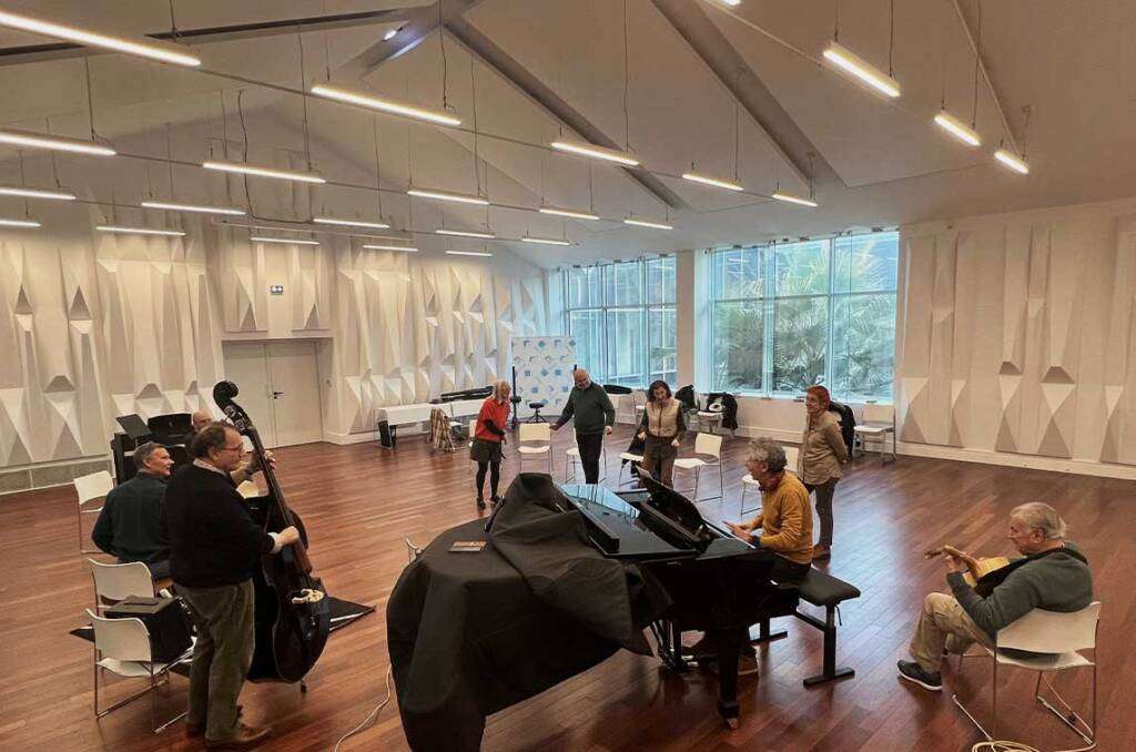 Salle de répétition pour musiciens